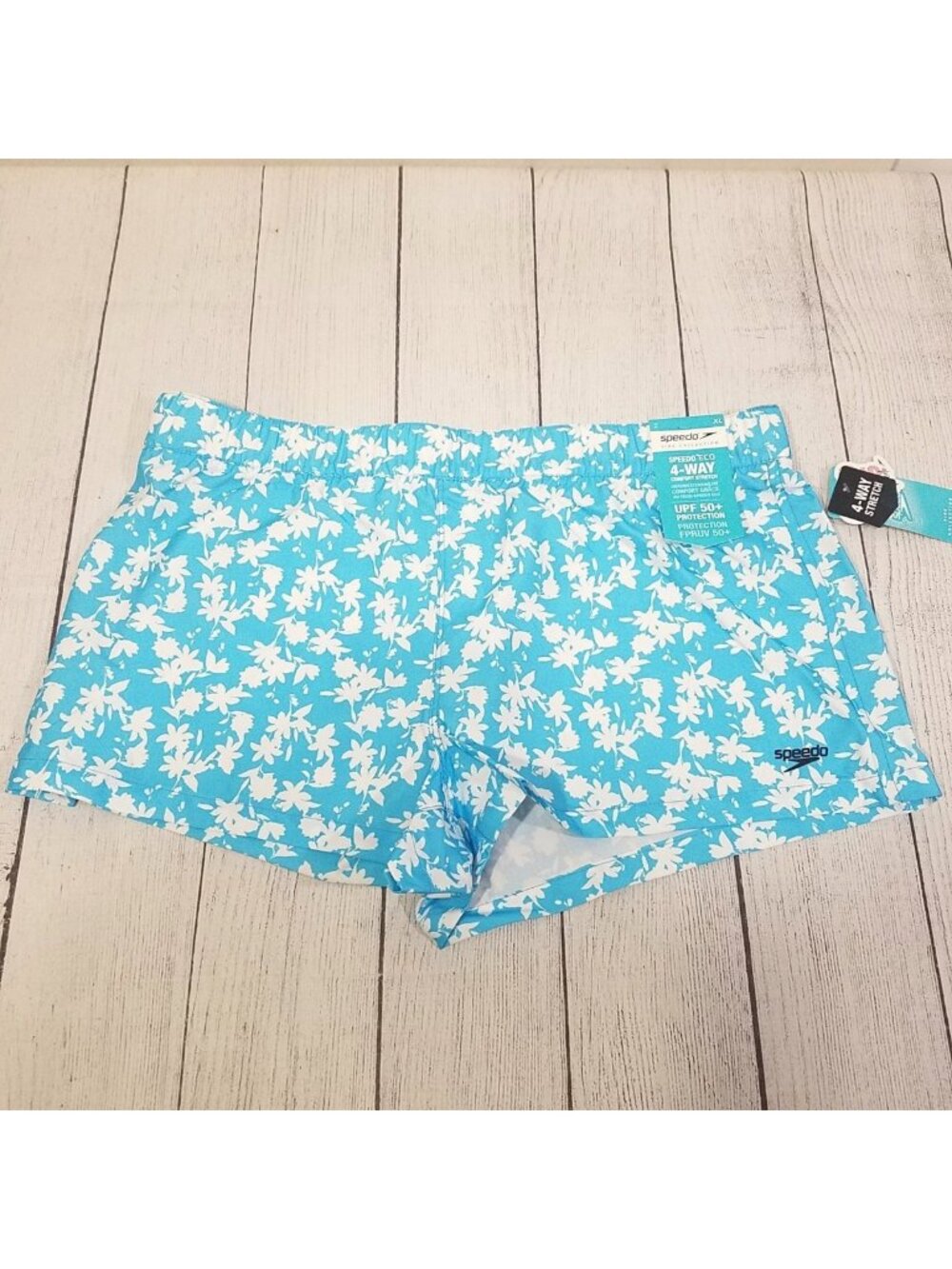 Speedo Vibe Volley Swim Shorts Womens Size XL 4 Way Stretch UPF 50+